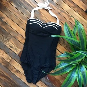 Vintage Inspired One Piece Swimsuit